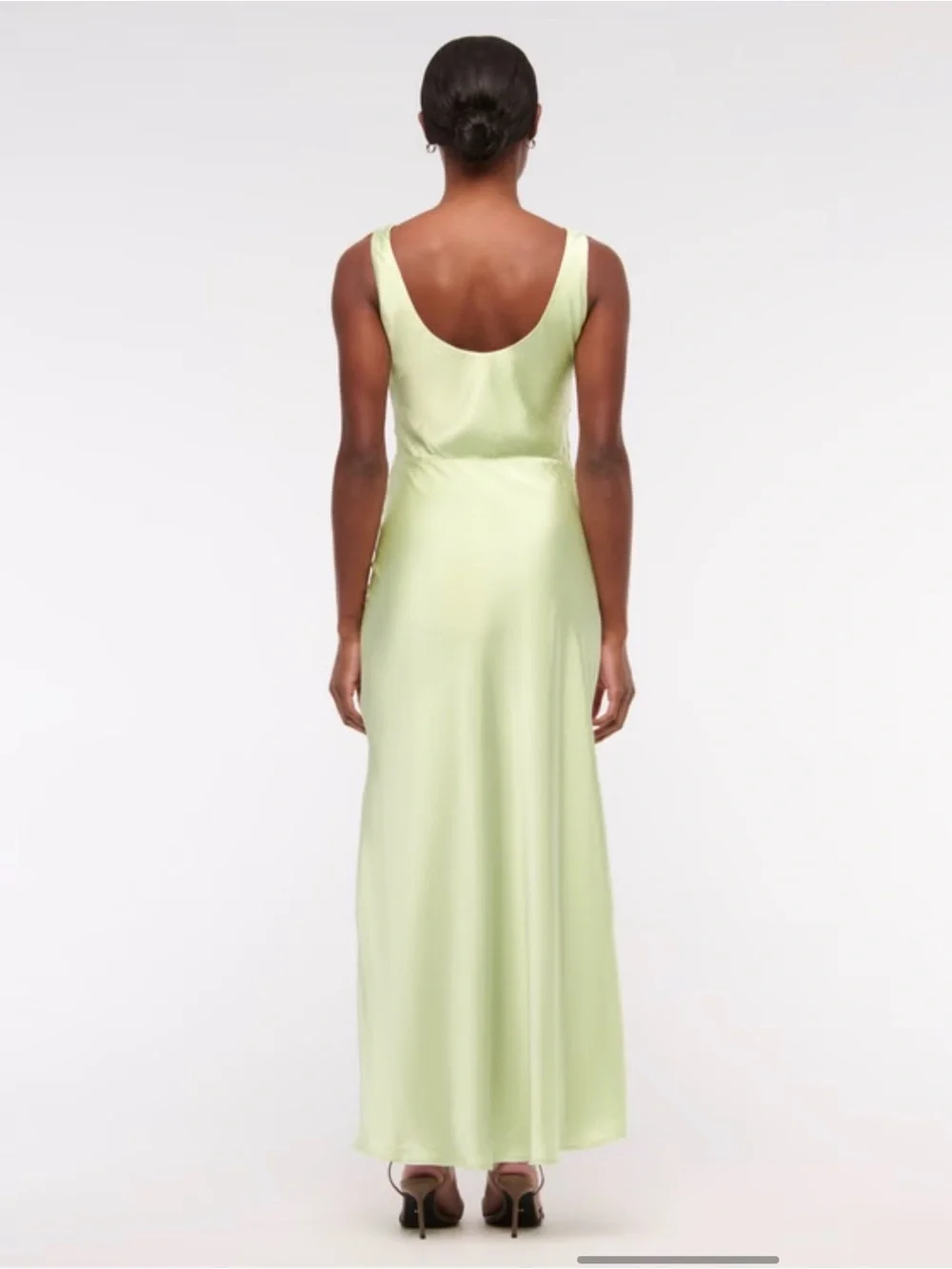 Abercrombie & Fitch Light Mint Green Satin Dress